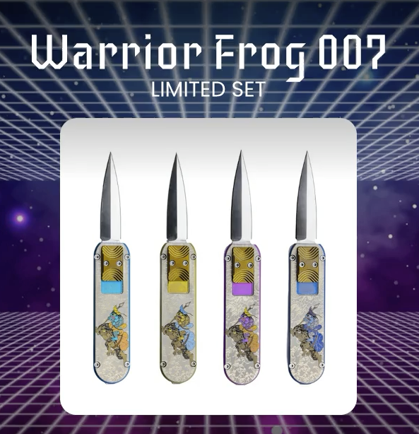 Exciting New Releases – Gradient Bolt Pens & Limited Edition Warrior Frog 007 Knives!