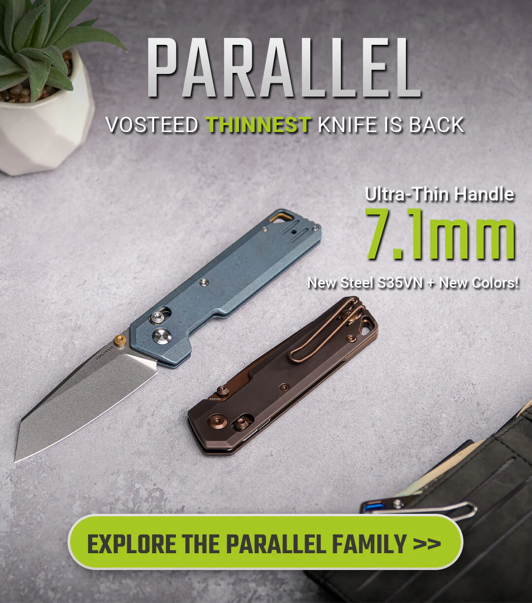 The thinnest knife is back with upgraded steel